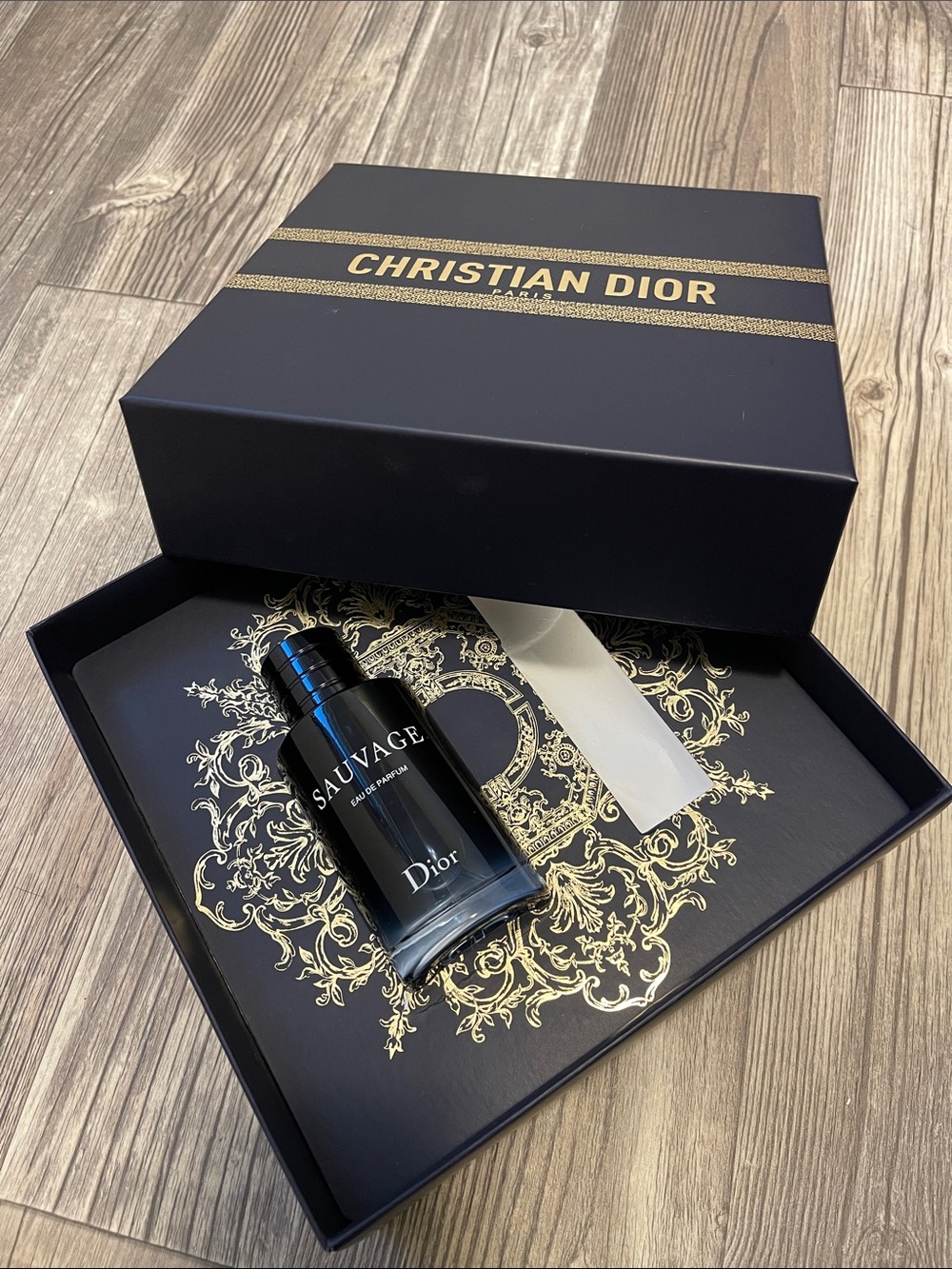 Dior Sauvage Fragrance in Black and Gold Gift Box